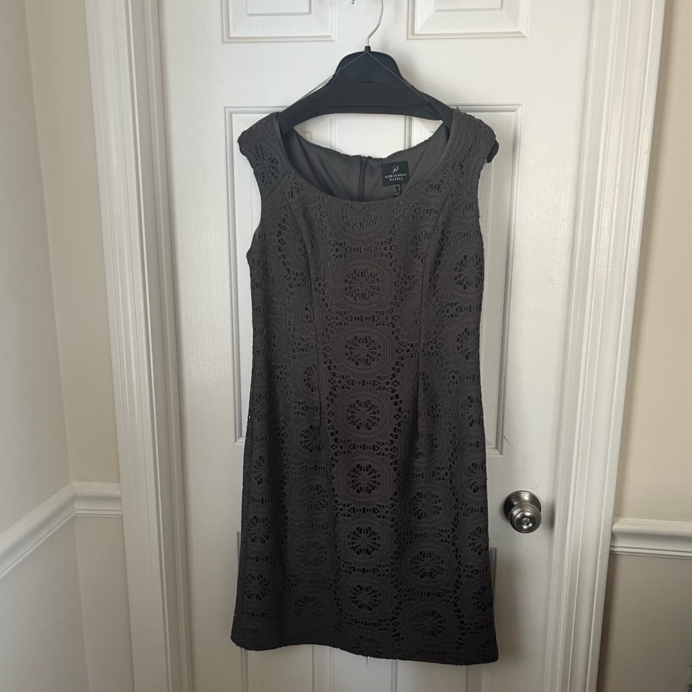 Perfect Grey Lace Dress